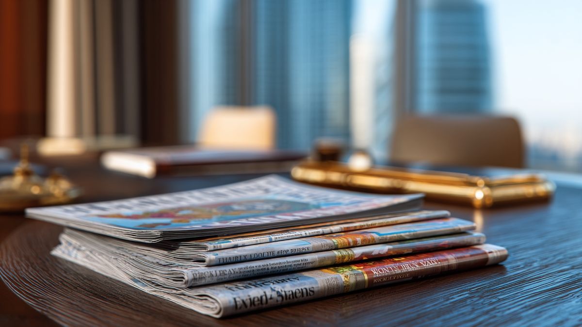 Collection of financial magazines showcasing lucrative investment strategies.